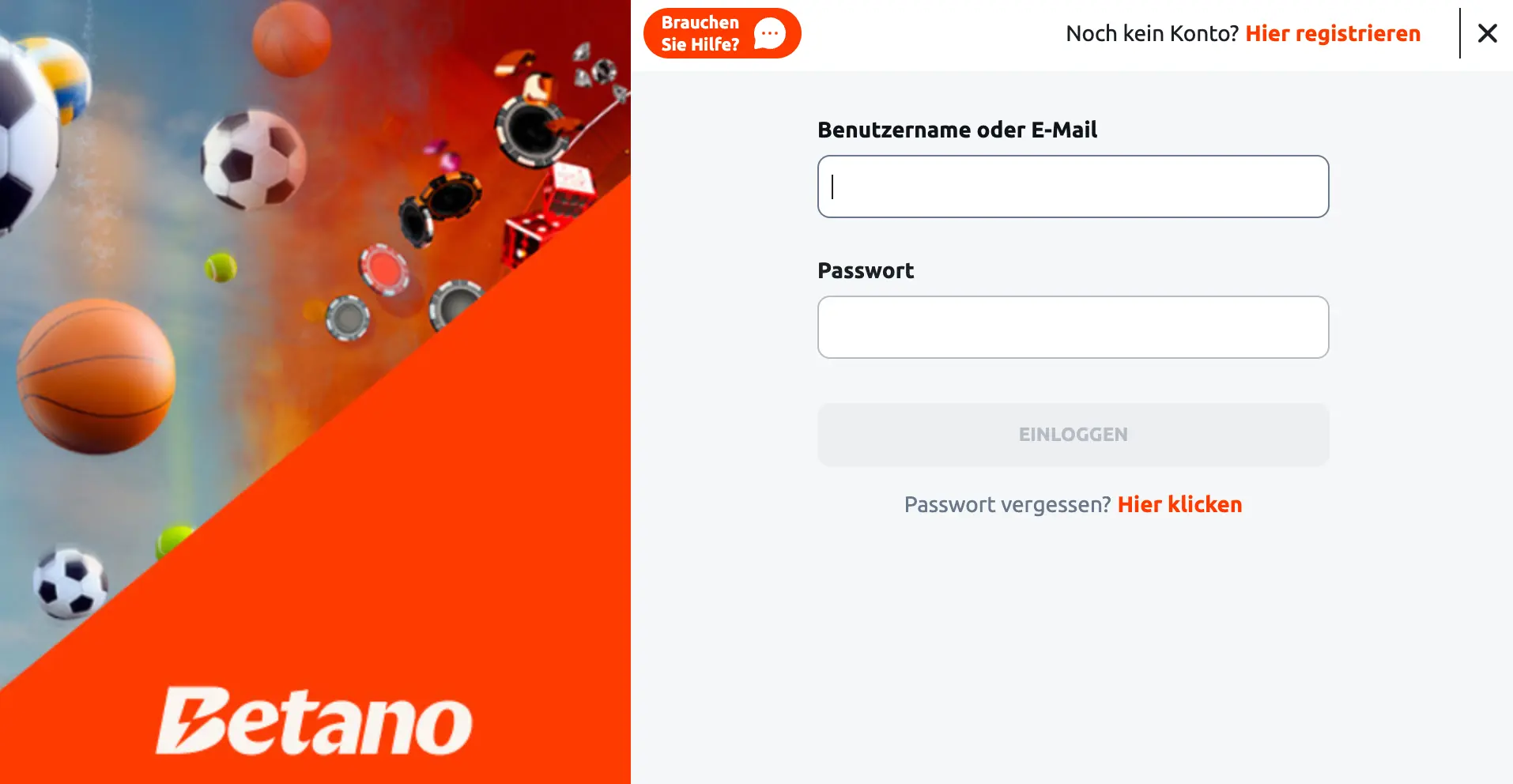 betano registrierung